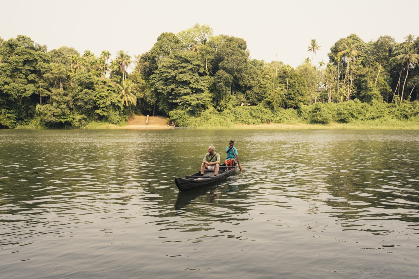 Guests in the canoe