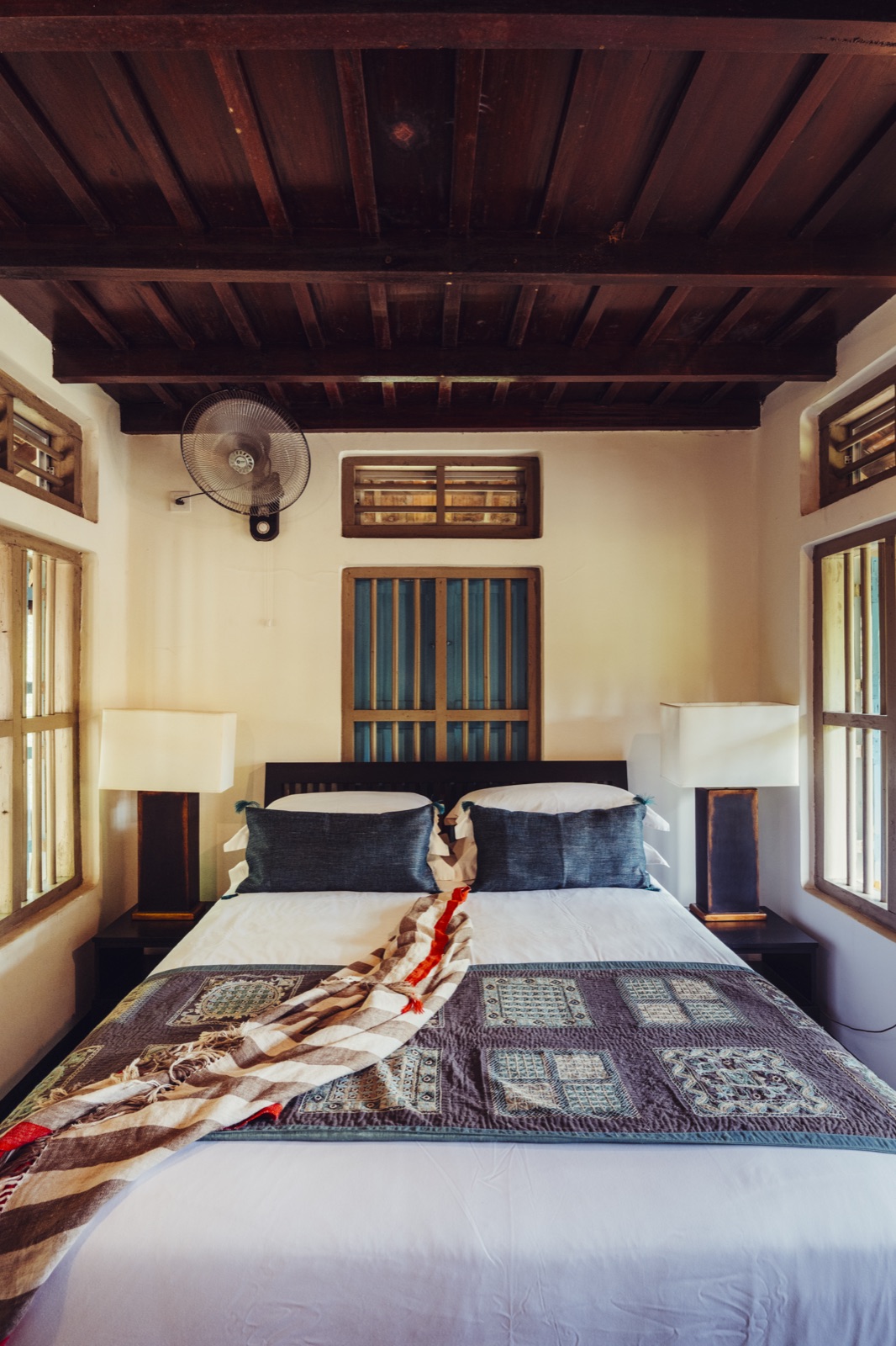 The Loft Suite under the old timber roof