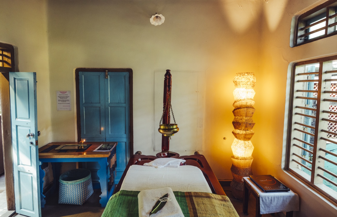 Loft Suite lantern-lit corner