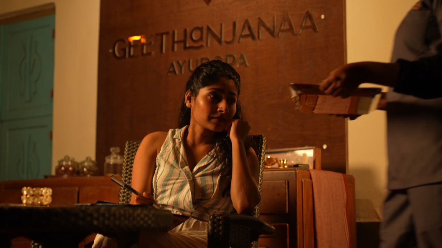 An Ayurvedic consultation at the Geethanjali spa